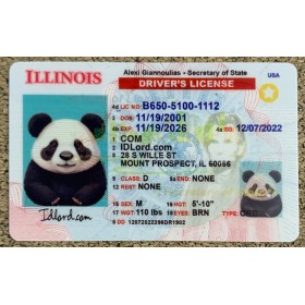 Illinois scannable card