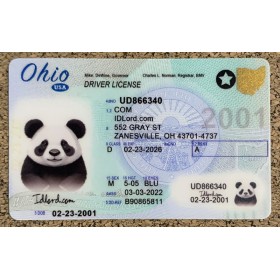 Ohio scannable card