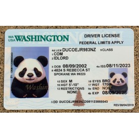 Washington scannable card